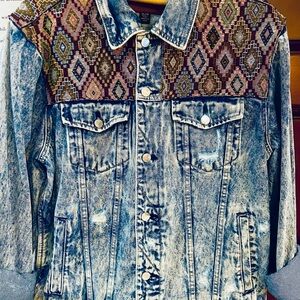 GUESS Distressed Denim Jacket